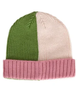 Acorn kids Acorn - River Merino Beanie Green and Pink | Kids Kids & Babies