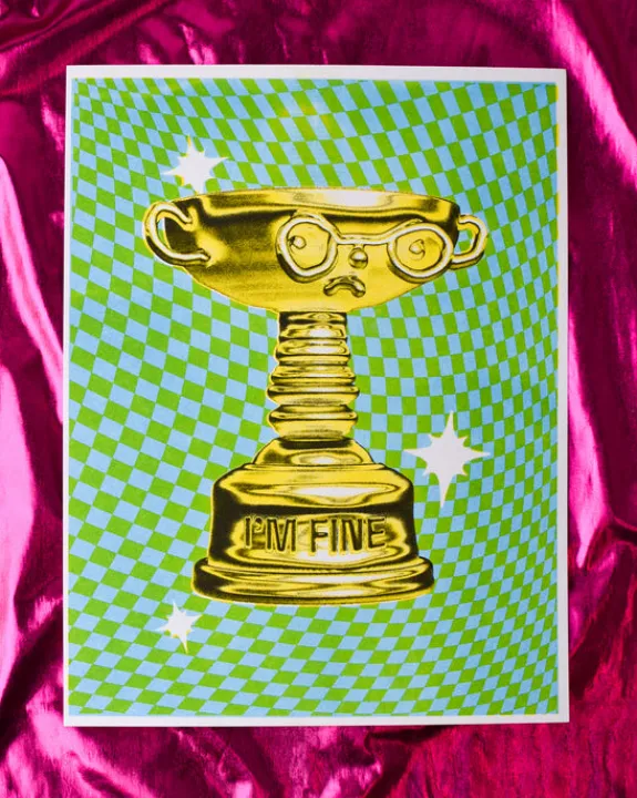 Alex Luciano - I'm Fine Trophy Riso Print | Art & Prints