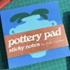 Alex Luciano - Pottery Sticky Note Pad | Stickers, Stationery & Scrapbooking