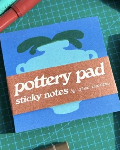 Alex Luciano - Pottery Sticky Note Pad | Stickers, Stationery & Scrapbooking