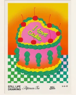 Alice Oehr - Mali Bakes Still Life Poster - A2 | Art & Prints