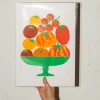 Alice Oehr - Tomato Table Piece Riso Print - A3 | Fun Things For The Kitchen | Art & Prints