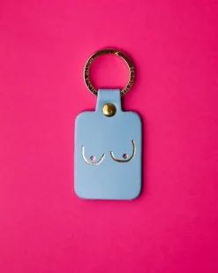 Ark - Boob Key Fob - Turquoise | Keyrings & Bag Charms | Bags