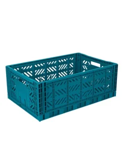 AyKasa - Maxi Crate - Peacock Green | Storage & Organisation