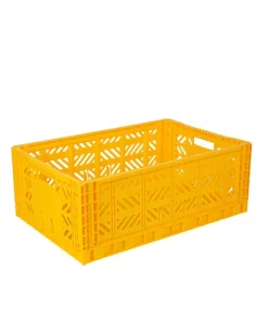 AyKasa - Maxi Crate - Yellow | Storage & Organisation