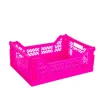 AyKasa - Midi Crate - Neon Pink | Storage & Organisation