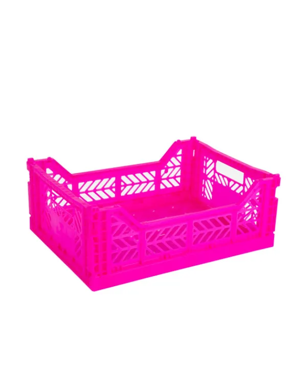 AyKasa - Midi Crate - Neon Pink | Storage & Organisation