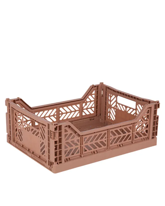 AyKasa - Midi Crate - Warm Taupe | Storage & Organisation