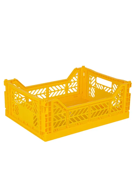 AyKasa - Midi Crate - Yellow | Storage & Organisation