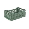 AyKasa - Mini Crate - Almond Green | Storage & Organisation