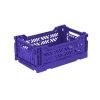 AyKasa - Mini Crate - Sax Blue | Storage & Organisation