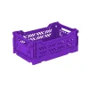 AyKasa - Mini Crate - Violet | Storage & Organisation