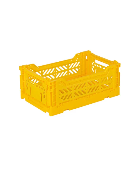 AyKasa - Mini Crate - Yellow | Storage & Organisation