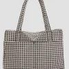Baggu - Carry On Cloud Bag - Black & White Gingham | Bags