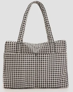 Baggu - Carry On Cloud Bag - Black & White Gingham | Bags