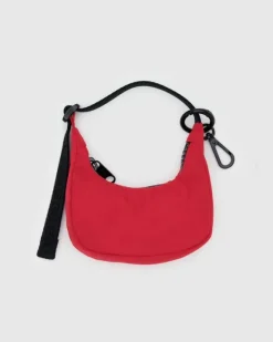 Baggu - Crescent Bag Charm - Candy Apple | Keyrings & Bag Charms