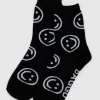 Baggu - Crew Sock - Black Happy | Socks