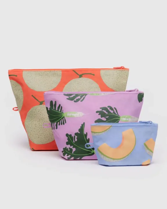 Baggu - Go Pouch Set - Japanese Produce | Travel | Bags