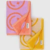 Baggu - Hand Towel Set of 2 - Happy Lilac Marigold | Keyrings & Bag Charms | Bathroom