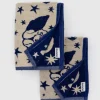 Baggu - Hand Towel Set of 2 - Cherub Bows | Keyrings & Bag Charms | Bathroom