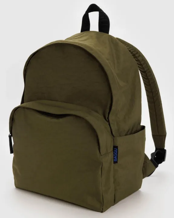 Baggu - Large Nylon Backpack - Seaweed | Bags