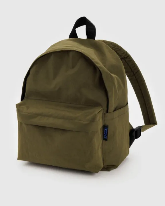 Baggu - Medium Nylon Backpack - Seaweed | Bags
