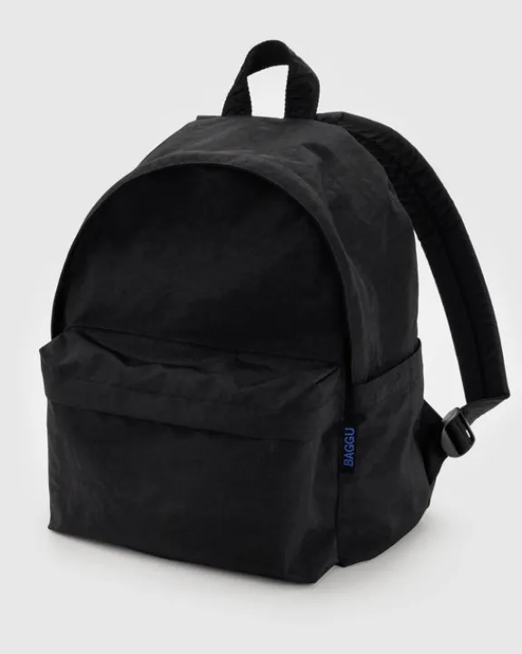 Baggu - Medium Nylon Backpack - Black | Bags