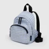 Baggu - Mini Nylon Backpack - Light Blue Gingham | Bags
