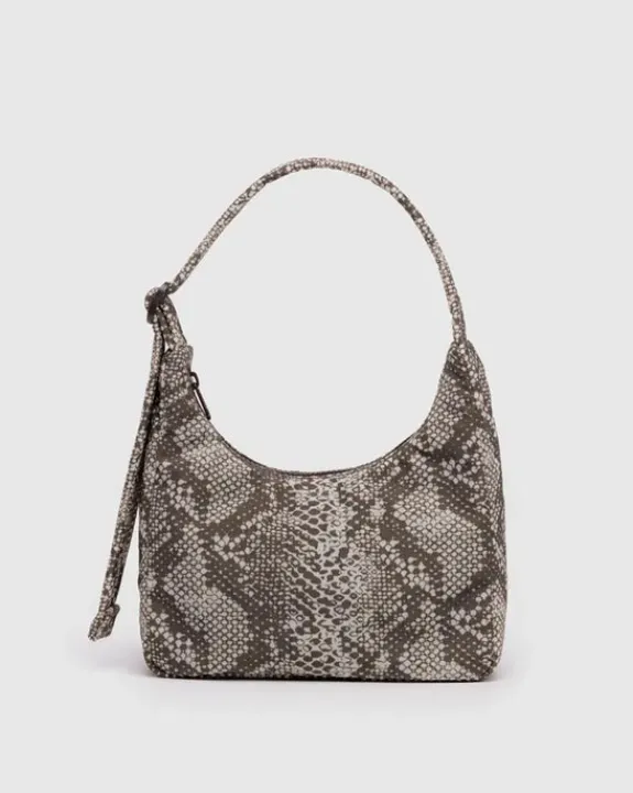Baggu - Mini Nylon Shoulder Bag - Snakeskin | Bags