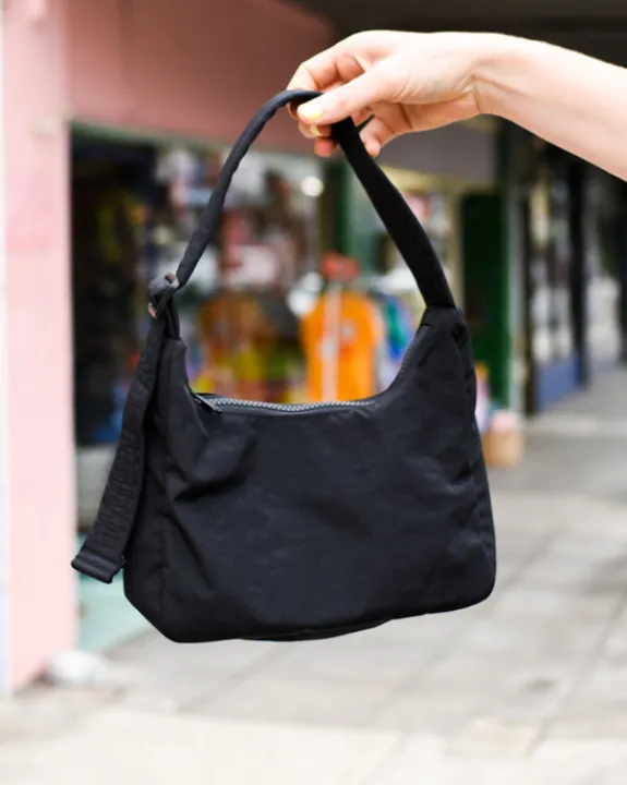 Baggu - Mini Nylon Shoulder Bag - Black | Bags