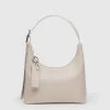 Baggu - Mini Recycled Leather Shoulder Bag - Stone | Bags
