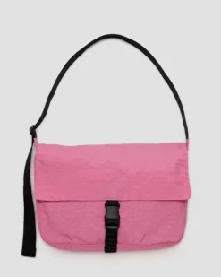 Baggu - Nylon Messenger Bag - Azelea Pink | Bags
