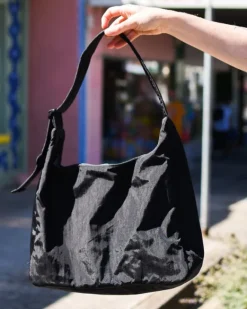 Baggu - Nylon Shoulder Bag - Black | Bags
