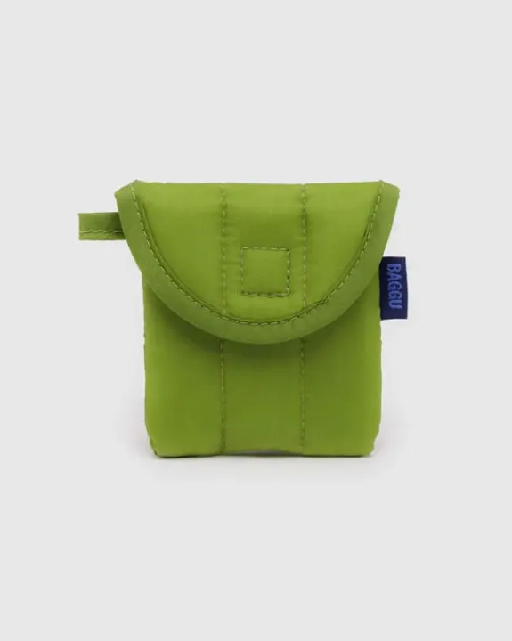 Baggu - Puffy Earbuds Case - Green Juice | Travel