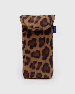 Baggu - Puffy Glasses Sleeve - Leopard | Cases & Pouches | Bags