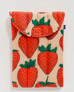 Baggu - Puffy Laptop Sleeve 16 inch - Strawberry | Cases & Pouches | Bags