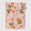 Baggu - Puffy Laptop Sleeve - 13/14 inch - Apricots & Ribbons | Cases & Pouches