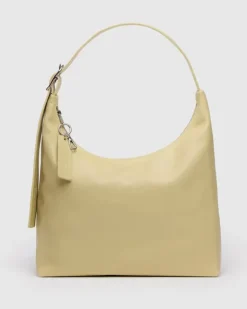 Baggu - Recycled Leather Shoulder Bag - Straw | Bags