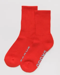 Baggu - Ribbed Sock - Candy Apple | Socks