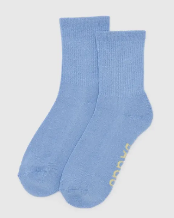 Baggu - Ribbed Sock - French Blue - S/M | Socks