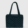 Baggu - Small Cloud Carry On - Navy Green Check | Travel | Bags