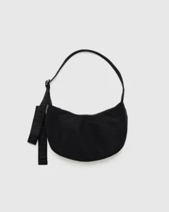 Baggu - Small Nylon Crescent Bag - Black | Bags