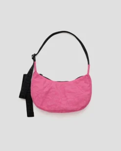 Baggu - Small Nylon Crescent Bag - Azalea Pink | Bags