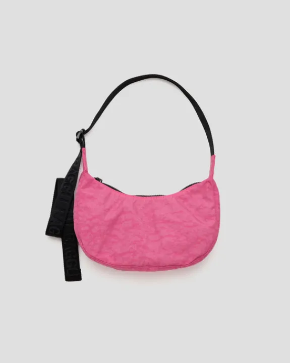 Baggu - Small Nylon Crescent Bag - Azalea Pink | Bags