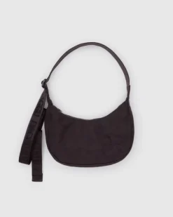 Baggu - Small Nylon Crescent Bag - Chocolate Plum | Bags