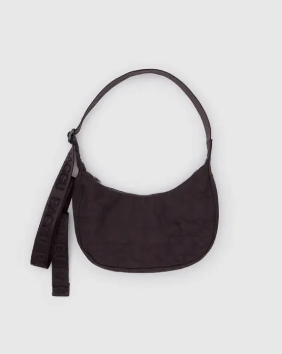 Baggu - Small Nylon Crescent Bag - Chocolate Plum | Bags