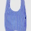 Baggu - Standard - Blue Painted Stripe | Keyrings & Bag Charms | Bags