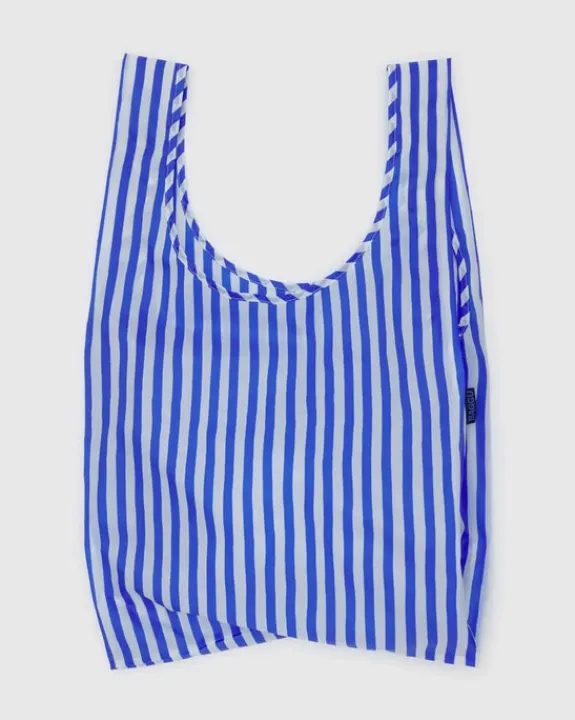 Baggu - Standard - Blue Painted Stripe | Keyrings & Bag Charms | Bags