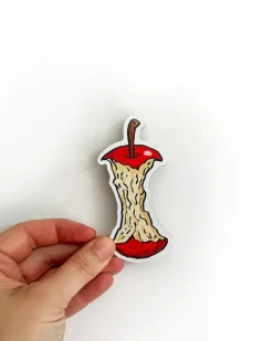 BILLIE JUSTICE THOMSON - Apple Core Magnet | Magnets