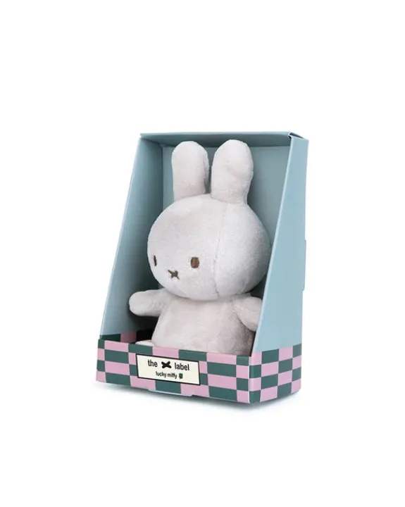 Bon Ton Toys - Lucky Miffy Sitting Grey in giftbox - 10cm | Kids Baby